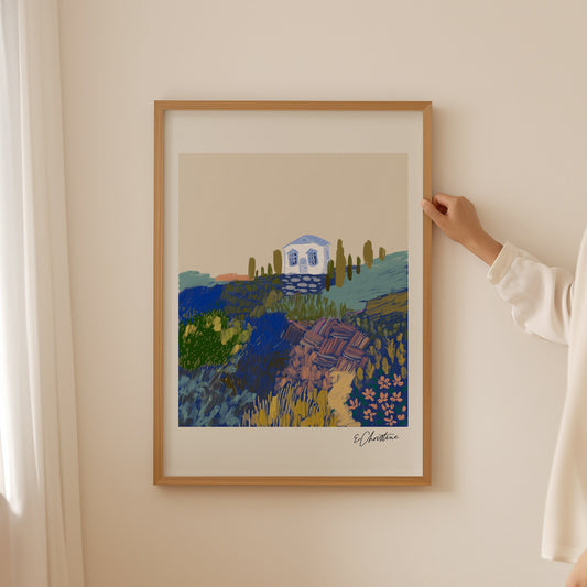 Little White House by E. Christine | Fine Art Print